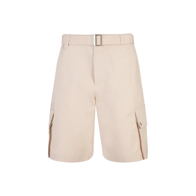 Jacquemus Le Cargo Belted Bermuda Shorts-0