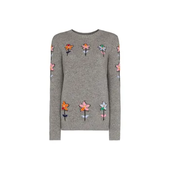 PRADA Cashmere Sweaters Women's Gray