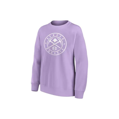 NBA Fanatics Denver Nuggets Sweatshirt Women's Purple