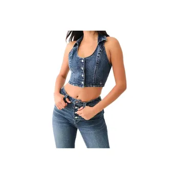 TRUE RELIGION Tank Top Women's Blue