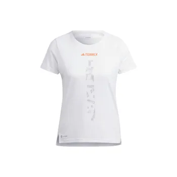adidas TERREX Agravic Trail Women's Running Tee White