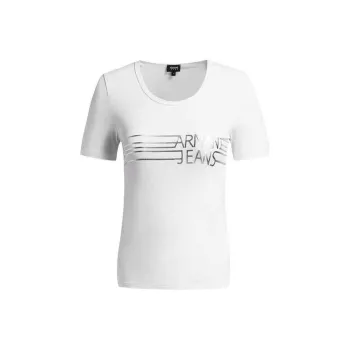ARMANI JEANS T Shirts Women's White