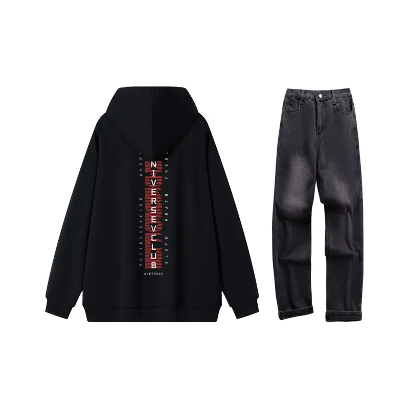VniVerseVClub Sweatshirt Set Unisex-8