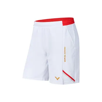 VICTOR Casual Shorts Unisex White