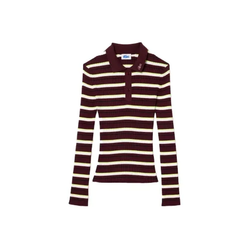 LACOSTE X EleVen By Venus Co brand Sweaters Women's Red
