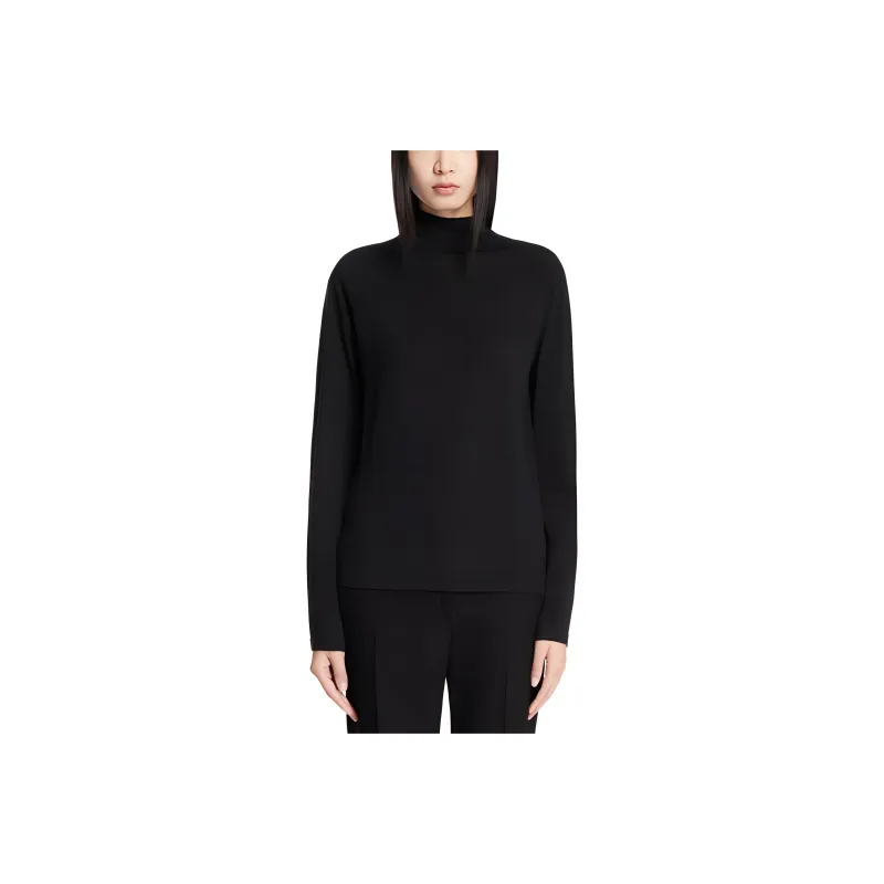 THE ROW Honna Mock Neck Jumper-0