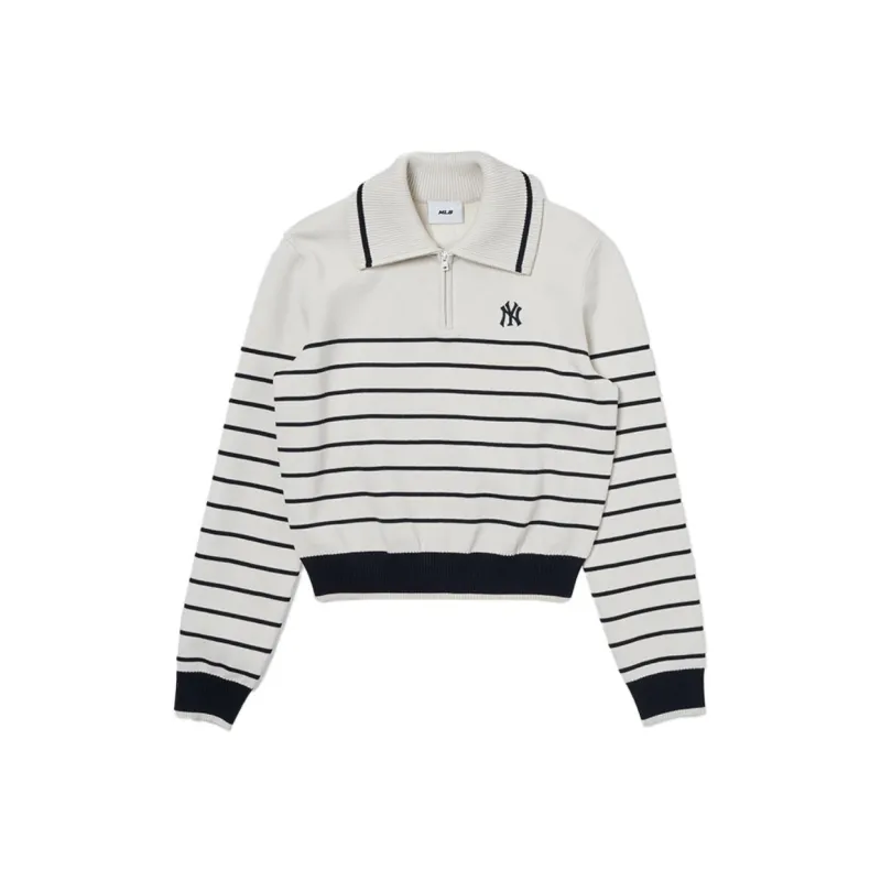 MLB New York Yankees Knitwear Women's Cream-0