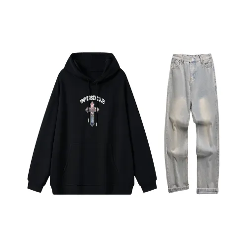 VniVerseVClub Sweatshirt Set Unisex