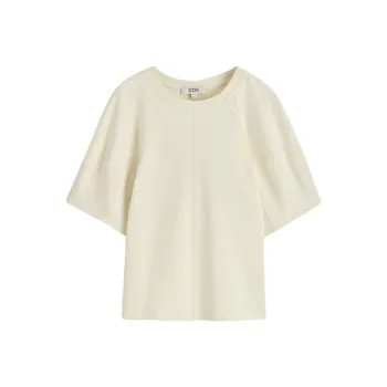 COS Puff Sleeve T Shirt Women's Yellow