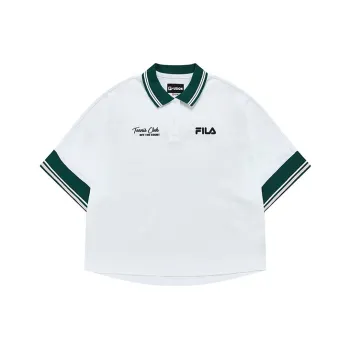 FILA FUSION Polo Shirt Women's Standard White