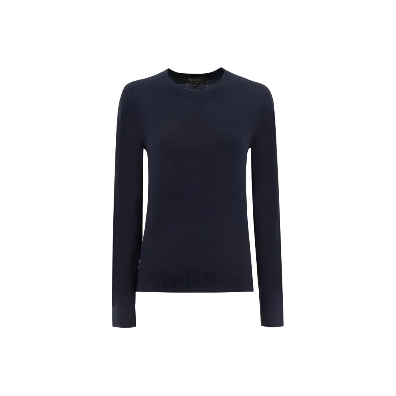 Loro Piana Neo Piuma Crewneck Knitted Jumper-0