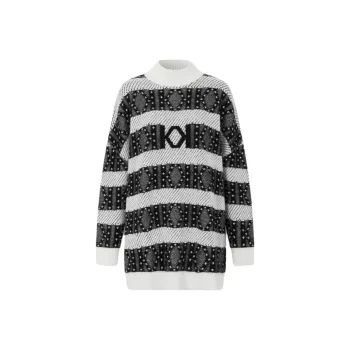KARL LAGERFELD Sweater Women's Black White
