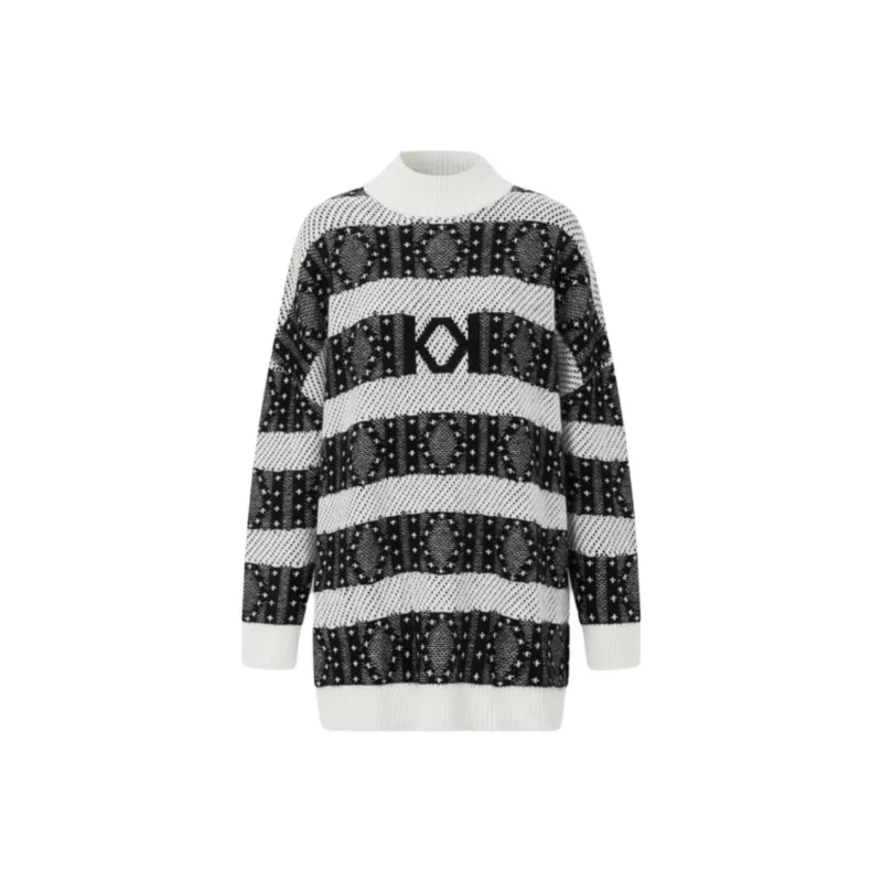 KARL LAGERFELD Sweater Women's Black White-0