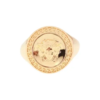 FANSIZHE Metal Rings Unisex Gold