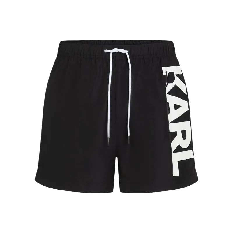 KARL LAGERFELD / Karl Lagerfeld Jeans Logo Swim Shorts-0