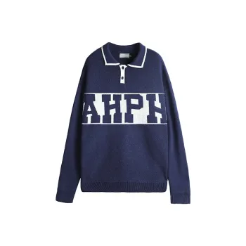 AHPH Polo Shirts Unisex Navy Blue