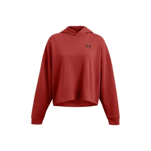 Under Armour Rival Terry Oversized Sweatshirt Women's Earthy Orange