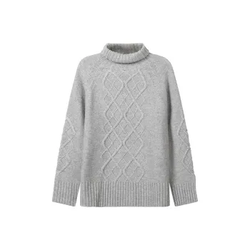 ’S MAX MARA Loose Fit Knitwear Women's Light Gray