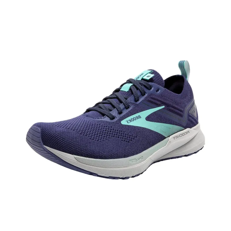 Brooks Abrasion Resistant Breathable Low Top Running Shoes Women's Purple-2