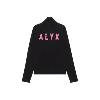 1017 ALYX 9SM Logo Intarsia Turtleneck Jumper