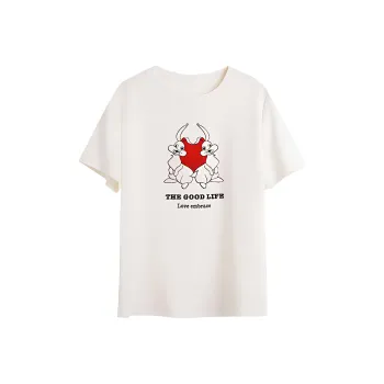 Olrain T-Shirts Women's Beige Apricot