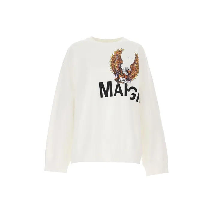 MM6 Maison Margiela Sweatshirts Women's White-0