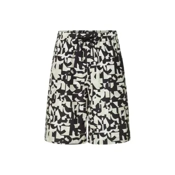 MACKAGE DANTE Casual Shorts Men's Black Print
