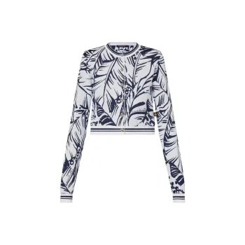 LOUIS VUITTON Palm Knit Cardigan