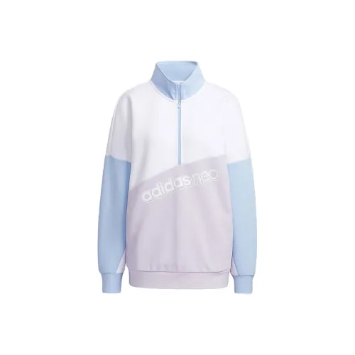 Adidas Neo Sweatshirt Women's Blue White Purple Multicolor