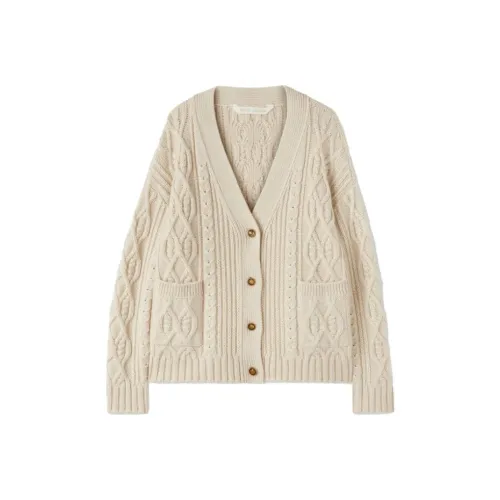 PALM ANGELS Fisherman's knit Button up Cardigan