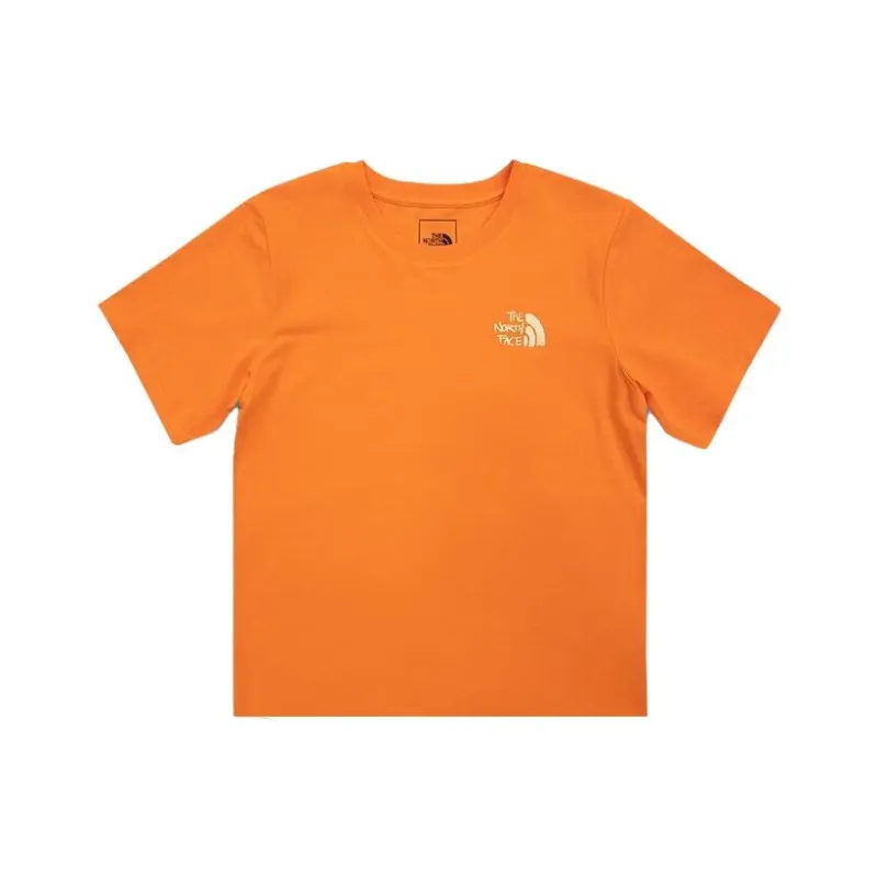THE NORTH FACE Set in Sleeve T Shirt Women's Orange-0