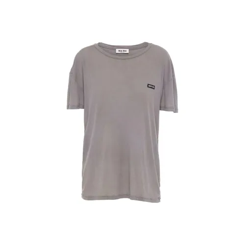 MIU MIU SS24 Short Sleeved Dresses Womens Camel