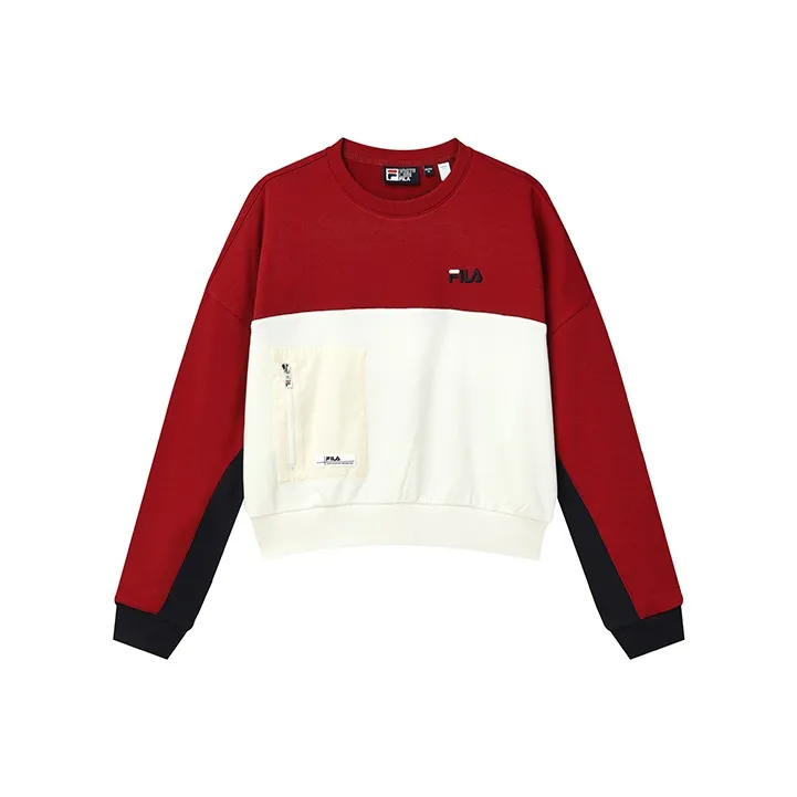 FILA Sweatshirts Women's Mist Lotus White-0