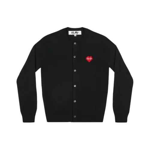 Comme Des Garcons Play X Invader Women's Cardigan Black