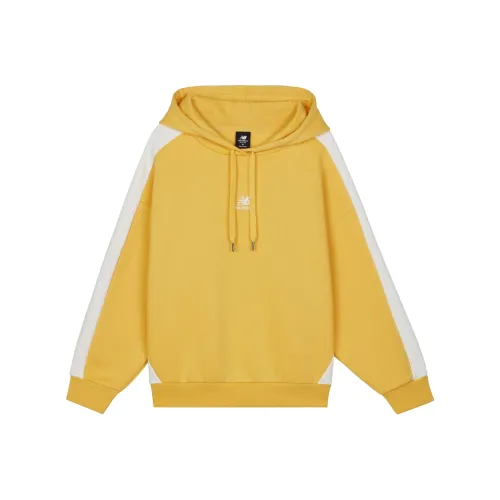 New Balance Splicing Sweatshirt Women's Yellow