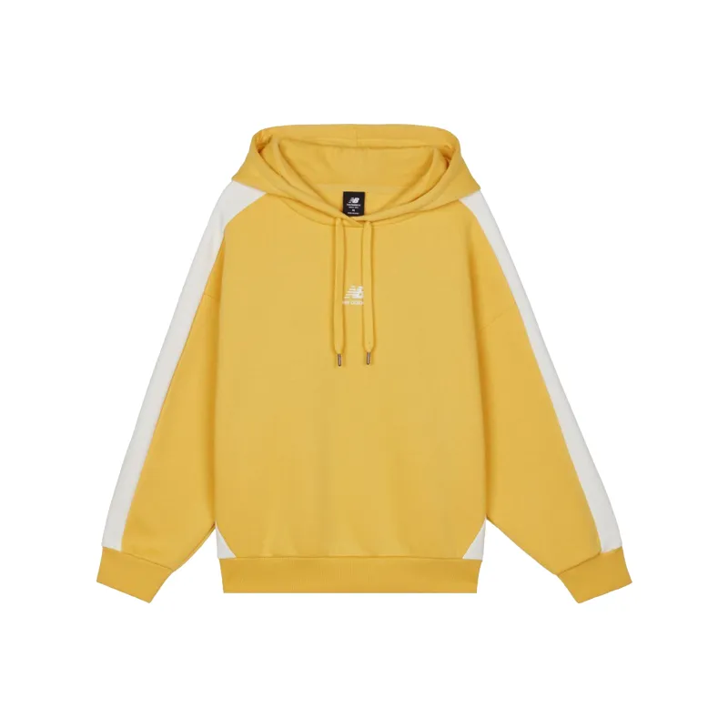 New Balance Splicing Sweatshirt Women's Yellow-0
