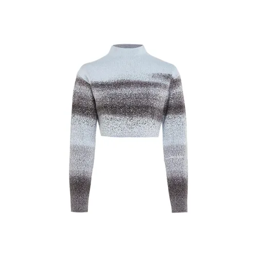 CALVIN KLEIN Knitwear Europe Version Women's Blue Black