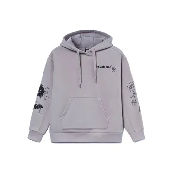 LiNing Sweatshirt Winter Women's Gull Purple Gray