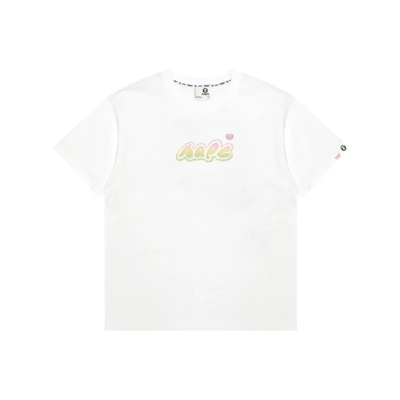 Aape Logo print T shirt-2