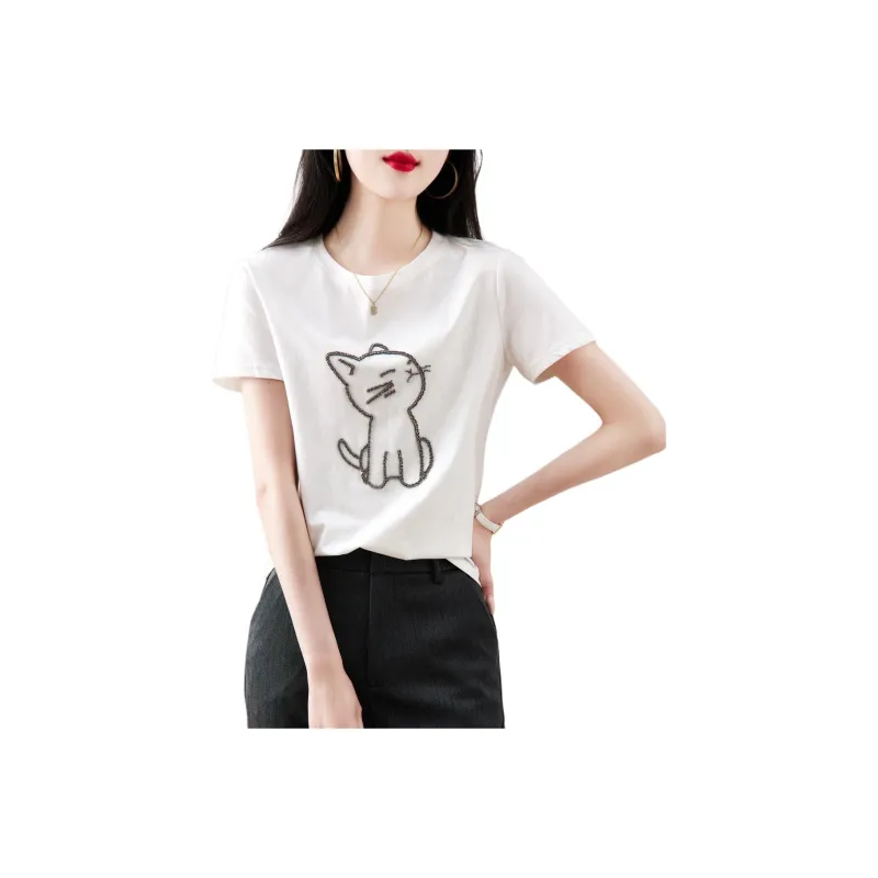 【dme】 T Shirt Women's Raw White-0