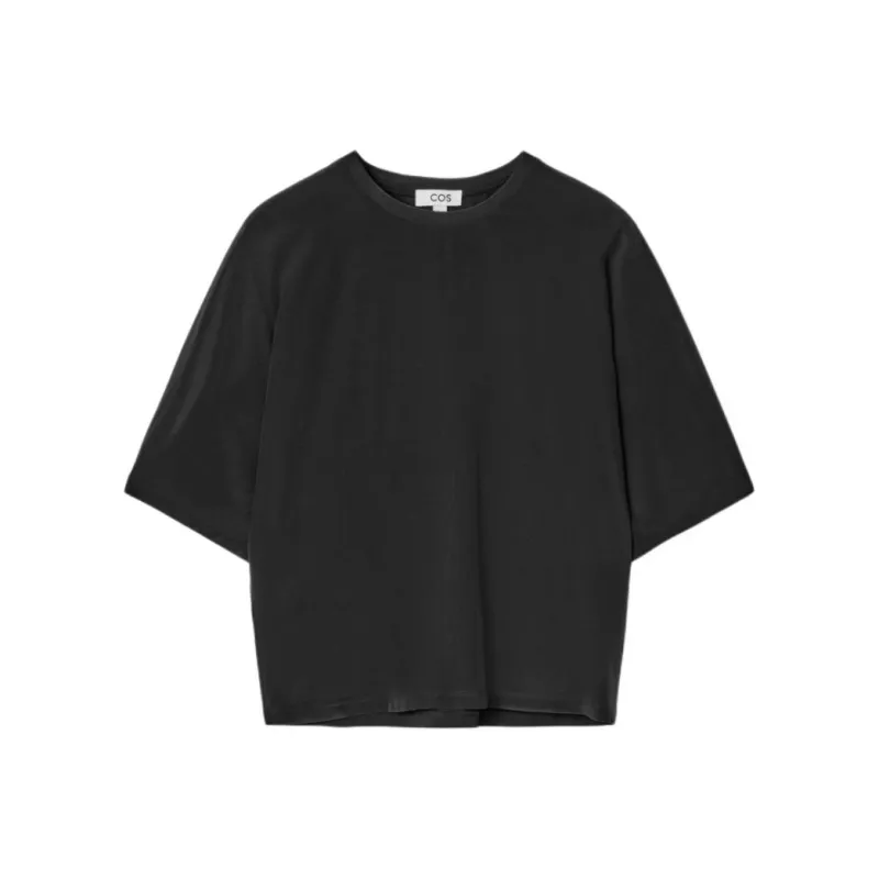 COS Batwing Sleeve T Shirt Women's Black-0
