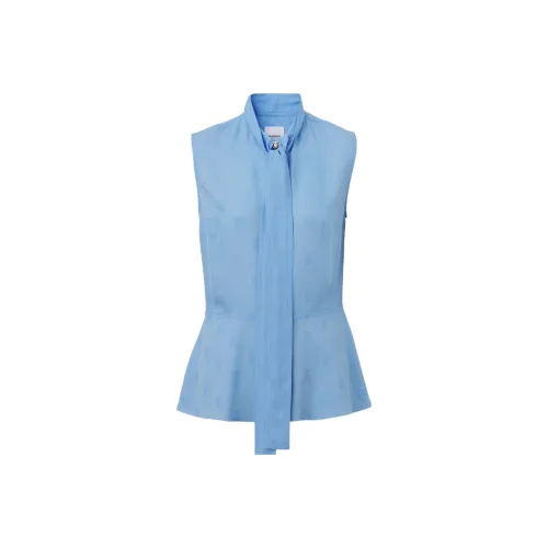 Burberry Logo-jacquard Pussy-bow Blouse