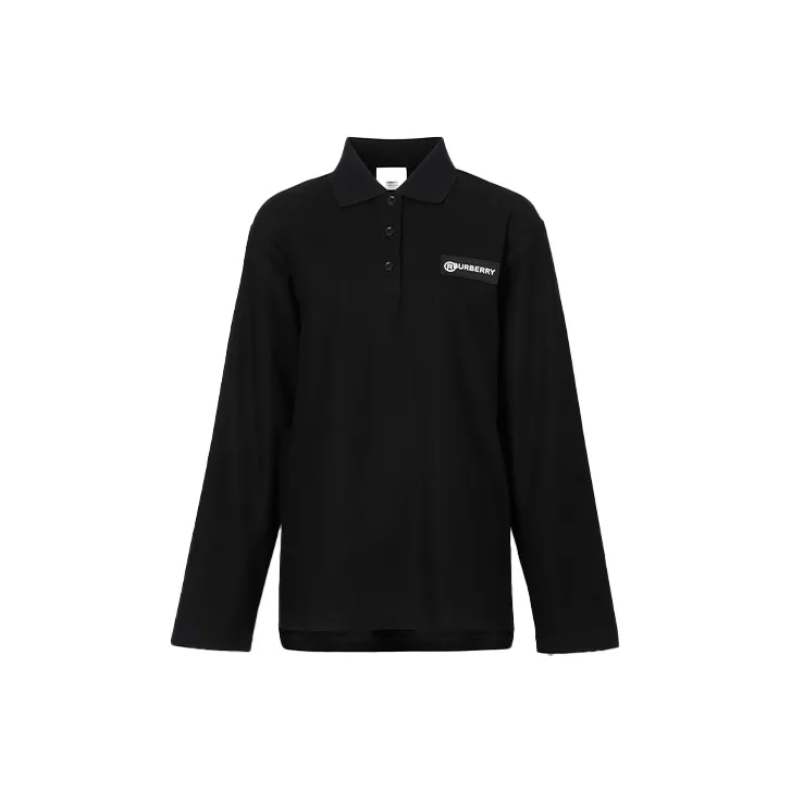 Burberry Polo Shirt Women's Black-0