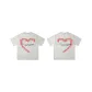 2 Pack (White Heather Gray Left+White Floral Gray Right)