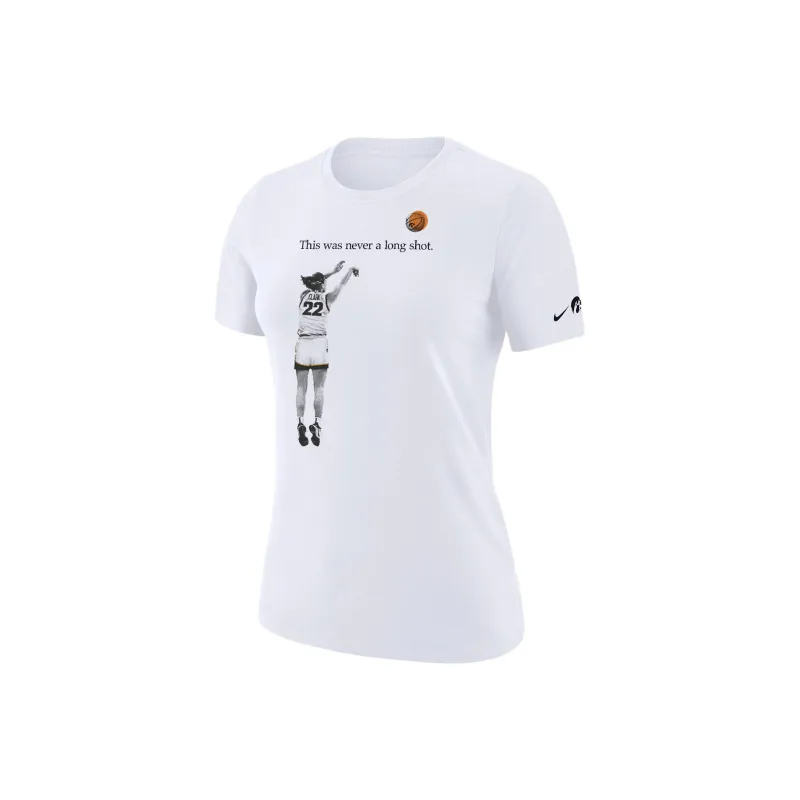 Nike Caitlin Clark Iowa T-Shirt Women's White-0