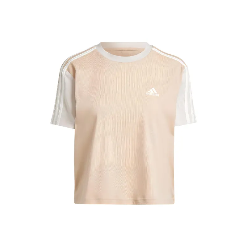 Adidas Essential Regular T Shirt Women's Beige-0