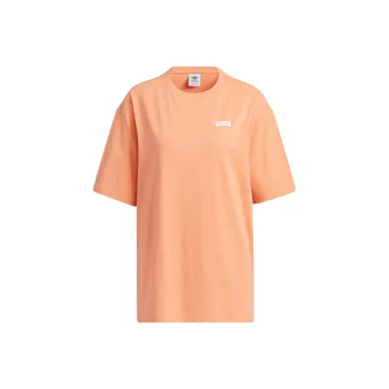 Adidas Originals ADVENTURE Drop Shoulder Sleeve T Shirt Women's Light Khaki Brown