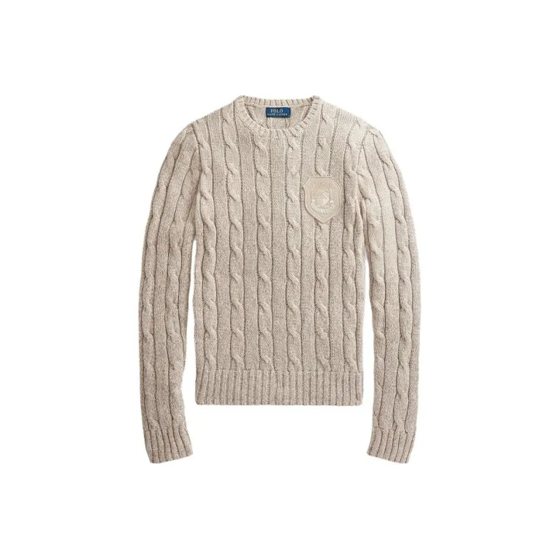 Polo Ralph Lauren Sweaters Women's Light Gray Brown-0