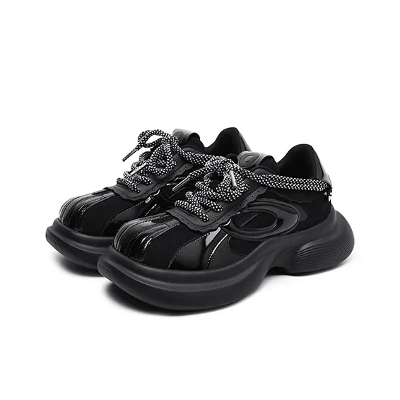 APRHE Anti Slip And Wear Resistant Height Increasing Low Top Chunky Sneakers Unisex-8