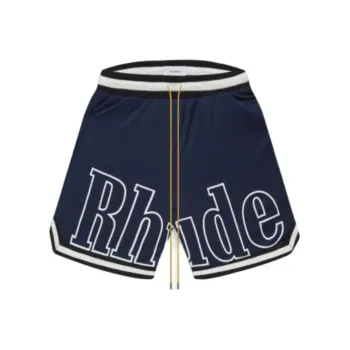 RHUDE Casual Shorts Men Blue